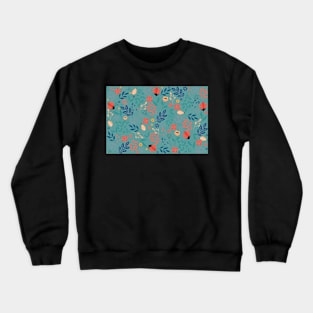 colorful ditsy floral Crewneck Sweatshirt